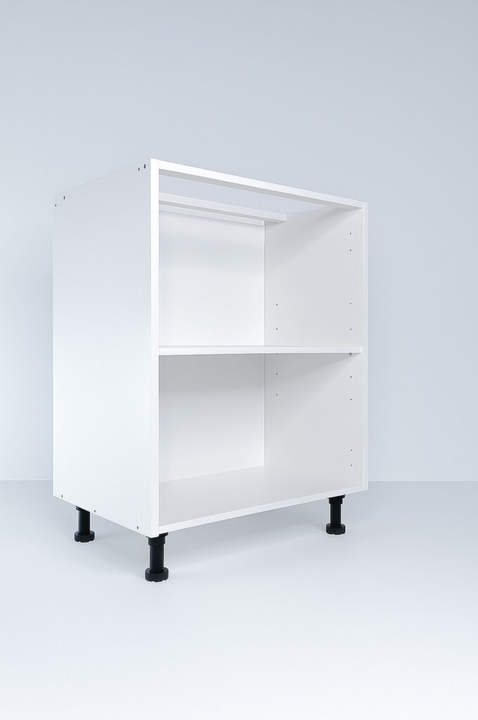 Vanity de puertas base sin frentes